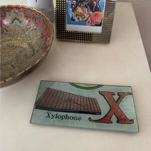 Signed John Derian Glass Tray Plate